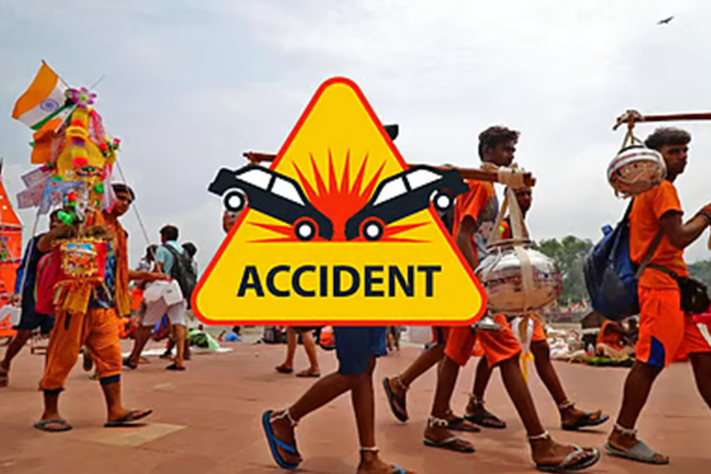 पाथरीत कावड यात्रेत कार घुसली; दोन भाविकांचा मृत्यू, दोन गंभीर जखमी