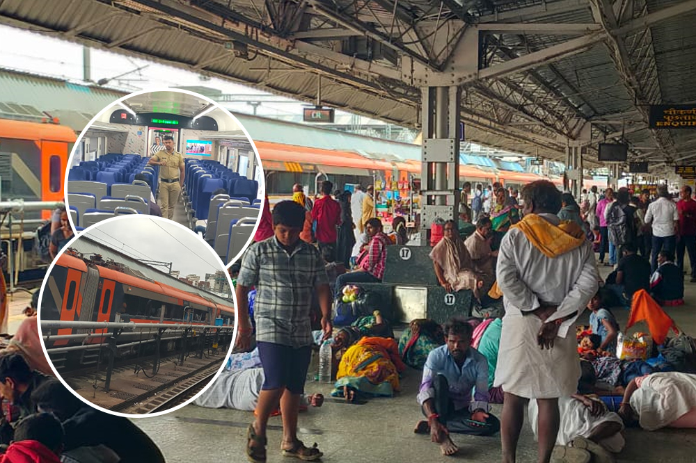 हुतात्मा आणि वंदे भारत एक्सप्रेस रद्द;  रेल्वेचे वेळापत्रक कोलमडले
