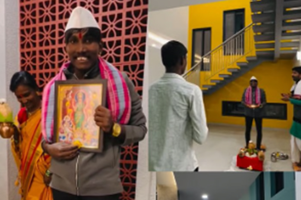 सूरज चव्हाणचा स्वप्नपूर्ती गृहप्रवेश; ‘बिग बॉस’ विजेत्याने घेतला नव्या घराचा ताबा  