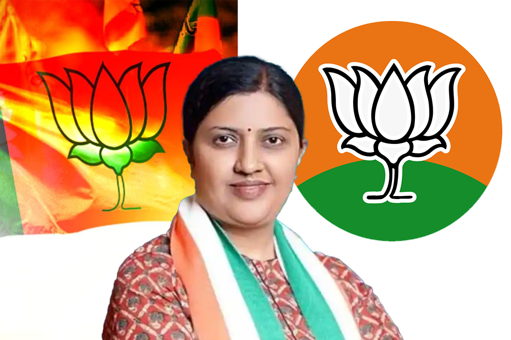 अखेर प्रज्ञा सातव भाजपात  काँग्रेस आमदारकीचा राजीनामा देत भाजपात प्रवेश 