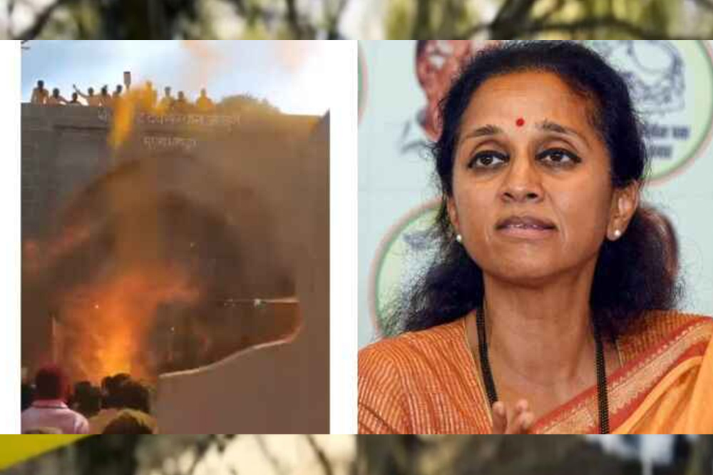 जेजुरीत भंडाऱ्याच्या उधळणीत आग, १८ जण भाजले; सुप्रिया सुळे यांची चौकशीची मागणी 