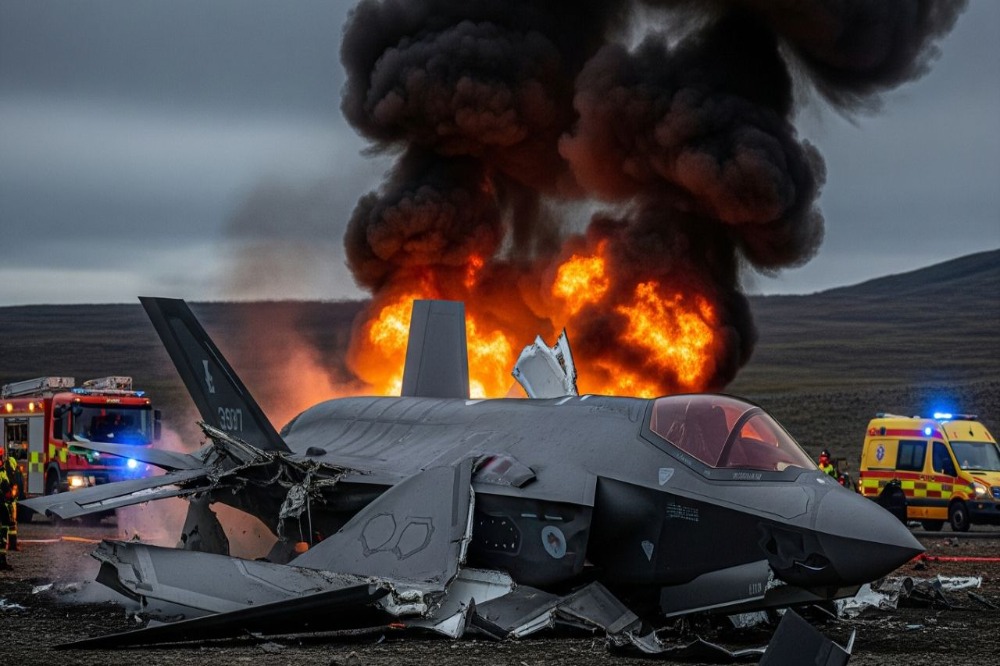अमेरिकेत पुन्हा F-35 क्रॅश; कॅलिफोर्नियातील नेव्हल बेसजवळ अपघात 