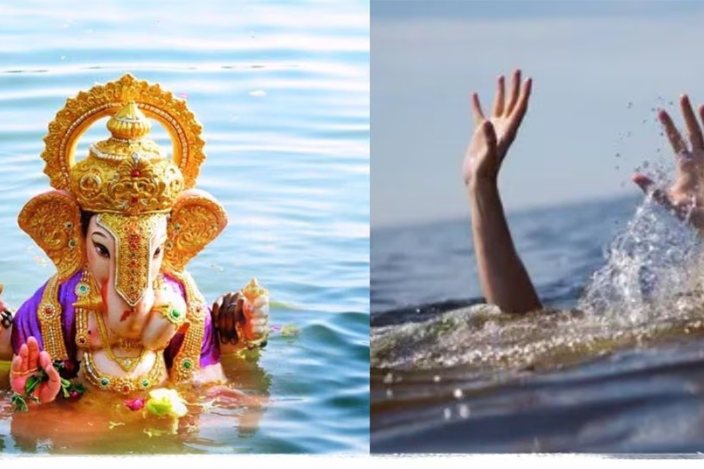 गणेश विसर्जनात दुर्दैवी घटना : महाराष्ट्रात नऊ जणांचा बुडून मृत्यू, १२ बेपत्ता 
