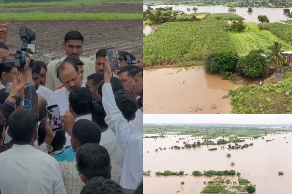 गेवराईसह बीडमध्ये महापुरामुळे शेतकऱ्यांचे प्रचंड नुकसान; अजित पवारांचे शेतकऱ्यांना दिलासादायक आश्वासन 