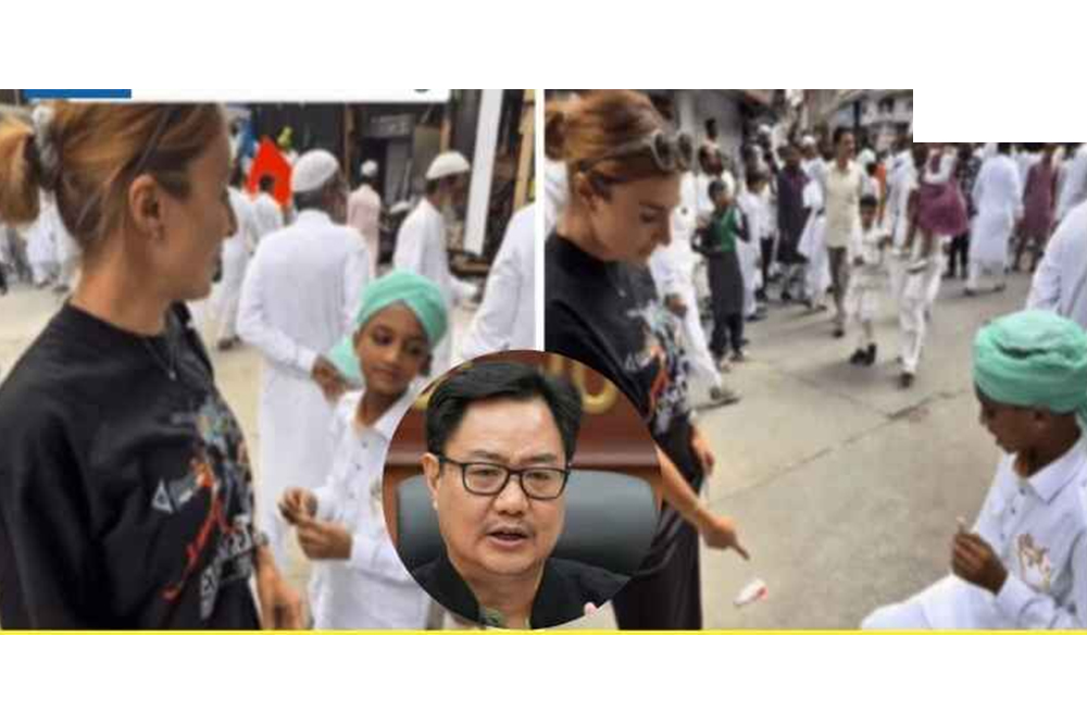 रशियन पर्यटक महिलेचा भारतातील मुलांवर संताप; रस्त्यावर कचरा टाकल्याबद्दल सुनावलं जोरदार भाषण, किरेन रिजिजू यांचीही प्रतिक्रिया