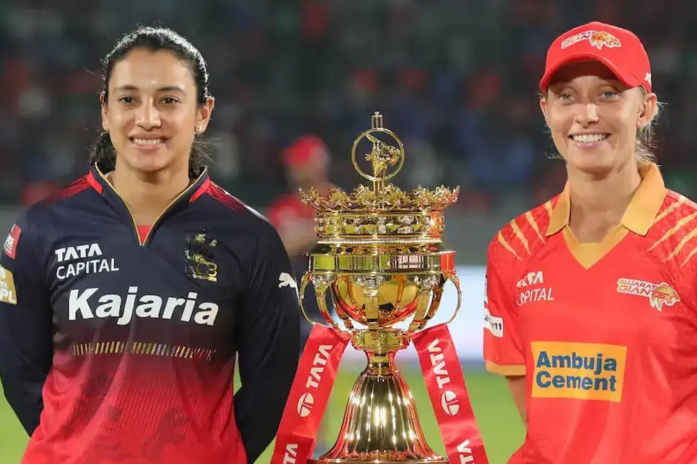 WPL 2026 मध्ये RCB चा गुजरात जायंट्सवर दमदार विजय; गुणतालिकेत अव्वल स्थान