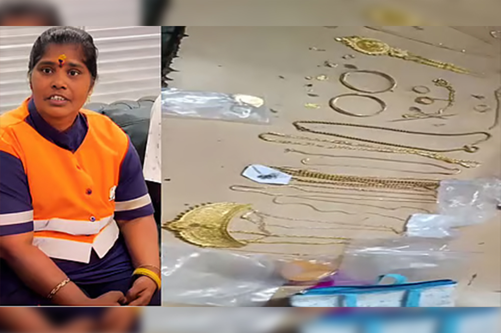 चेन्नईतील सफाई कर्मचाऱ्याचे प्रामाणिकपण: रस्त्यावर सापडलेले ४५ लाखांचे दागिने परत; मुख्यमंत्री स्टालिन यांच्याकडून सन्मान 