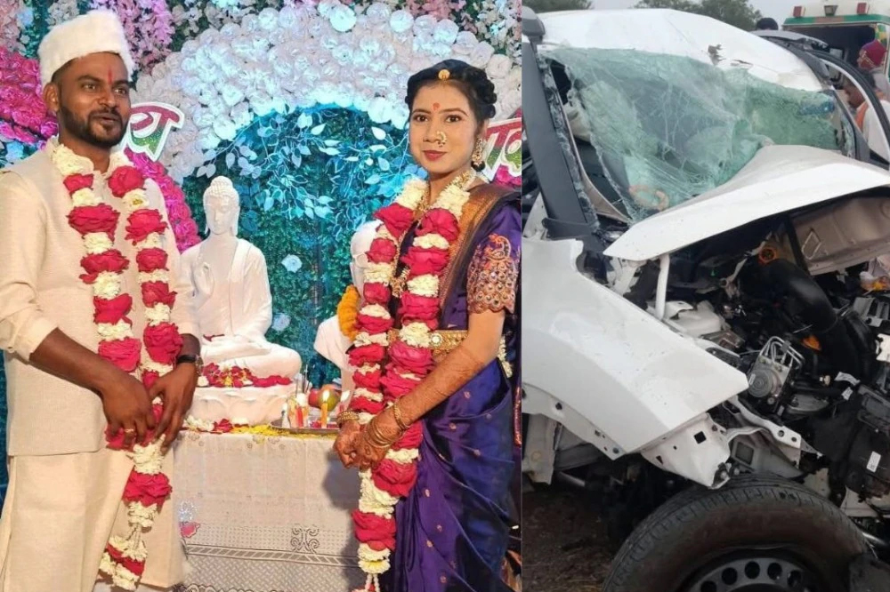 रत्नापूर पाटीजवळ भीषण अपघात; चार दिवसांपूर्वी साखरपुडा झालेल्या वधू-वरांचा मृत्यू