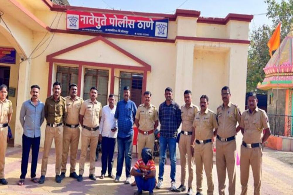 नातेपुते येथे तरुणाची निर्घृण हत्या; पत्नी आणि मेव्हण्याला २४ तासांत अटक 