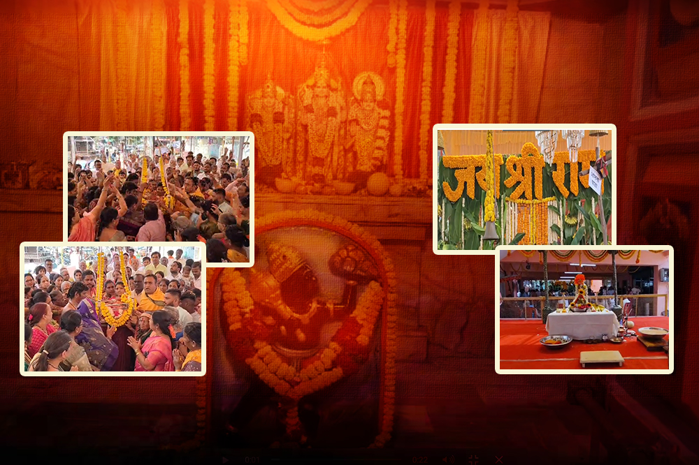 रामनवमी निमित्त राम मंदिरात पाळणा सोहळा उत्साहात संपन्न 