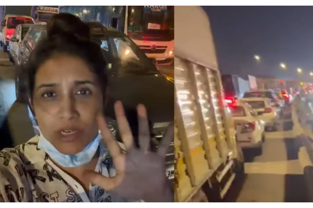 ‘हे खूप भयंकर आहे’… मानखुर्द कोंडीत सोनाली कुलकर्णी ५ तास अडकल्या 