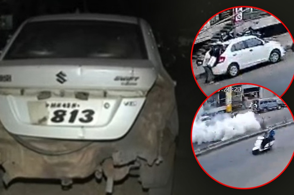 सोलापुरात एअरगन दुकानासमोर गंधकाचा भीषण स्फोट; एक गंभीर जखमी, थरारक घटना CCTV मध्ये कैद 