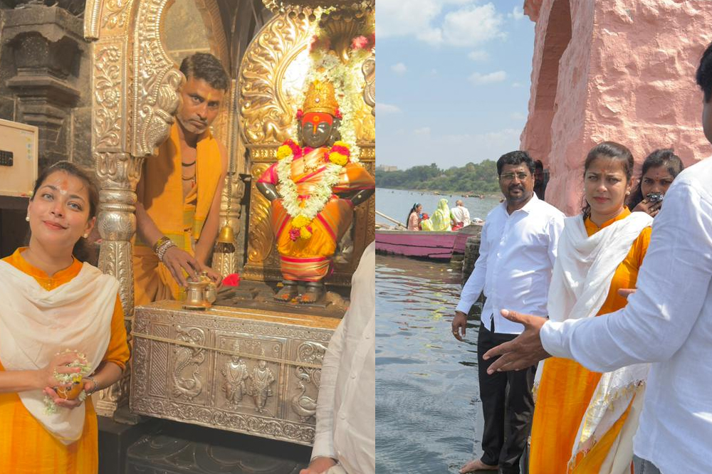 अधिक मासानिमित्त खासदार प्रणिती शिंदे यांचे श्री विठ्ठल-रुक्मिणी दर्शन; जनसेवा व समाजकल्याणासाठी घेतले आशीर्वाद