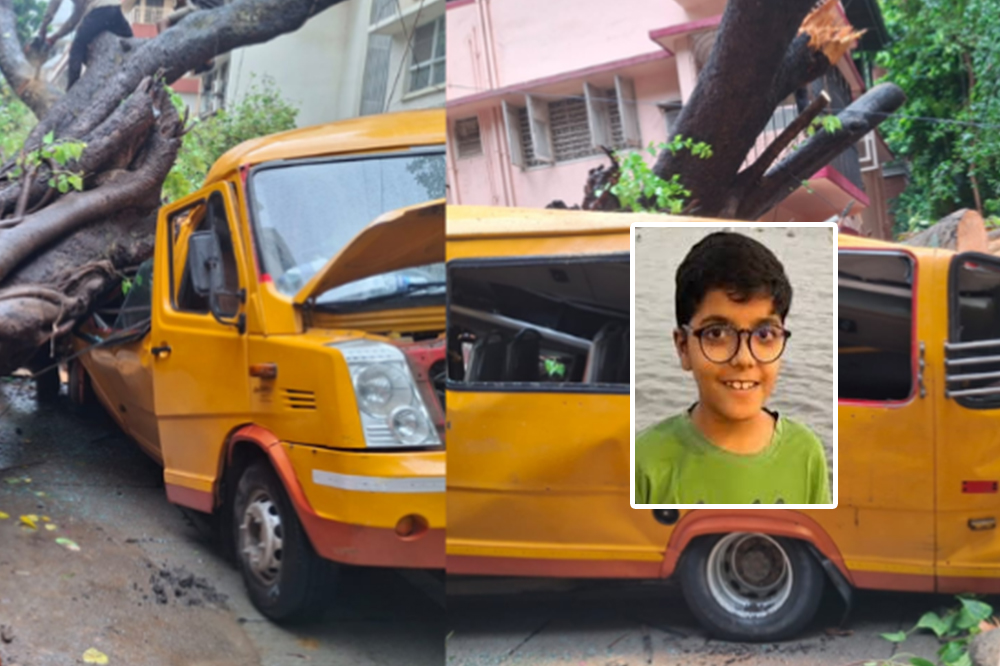 स्कूल बसवर झाड कोसळून विहानचा मृत्यू; क्रिकेट बॅट हातात घेऊन मुलाची वाट पाहणाऱ्या आईचा हृदयद्रावक आक्रोश 