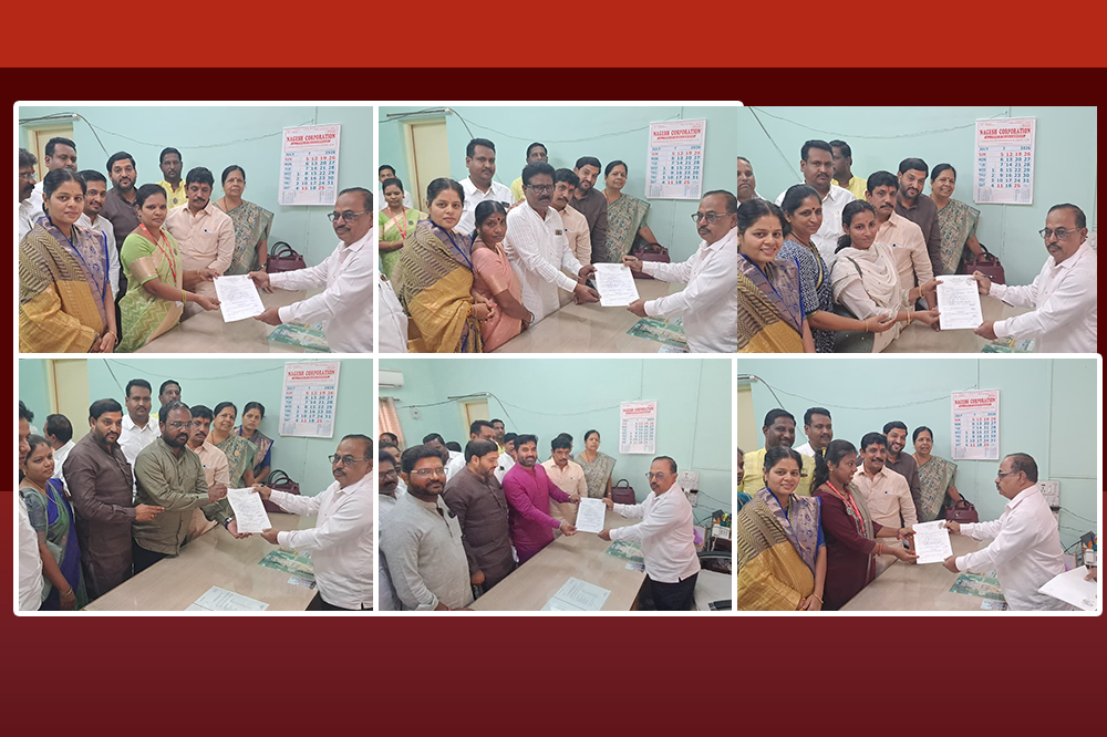सोलापूर महानगरपालिकेच्या सात विषय समिती सभापतीपदासाठी उमेदवारी अर्ज दाखल 