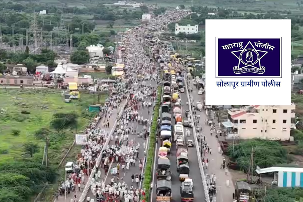 आषाढी वारीत वारकऱ्यांच्या सुरक्षेसाठी सोलापूर ग्रामीण पोलिसांकडून अत्याधुनिक ड्रोनची तैनाती 