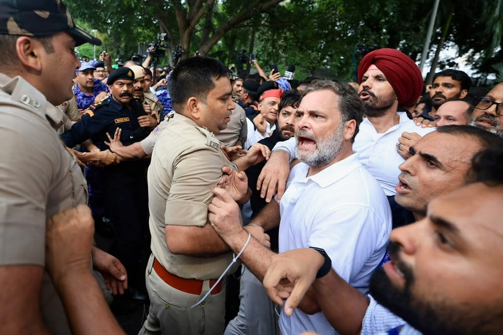 राहुल गांधी, प्रणिती शिंदेंसह काँग्रेस खासदार ताब्यात; विद्यार्थी आंदोलनावरून केंद्र सरकारवर हल्लाबोल