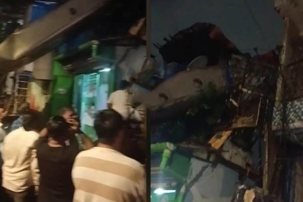 कुर्ल्यात मध्यरात्री मोठा अपघात; JCB शिफ्टिंग करताना क्रेन घरावर कोसळली, ९ जण जखमी 