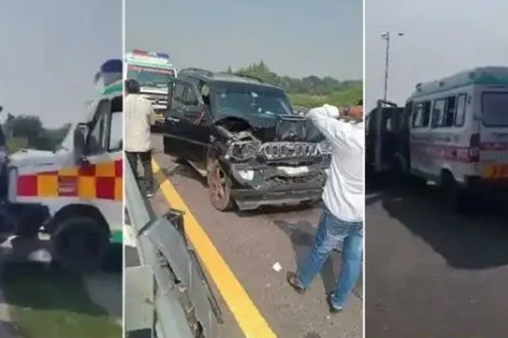उत्तर प्रदेशात राहुल गांधींच्या ताफ्यात वाहनांची टक्कर; काँग्रेस कार्यकर्ते जखमी 
